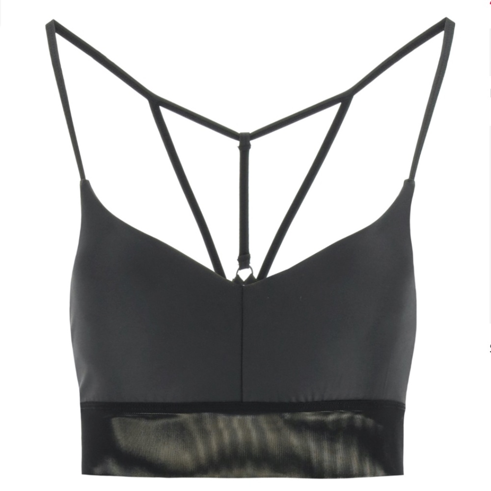 ALO YOGA Black Lavish Sports Bra Size XS
